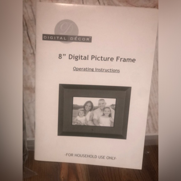 Digital Decor Digit 8" Photo Frame Black Frame DPF8512 NEW in BOX  512MB Memory - Picture 11 of 12